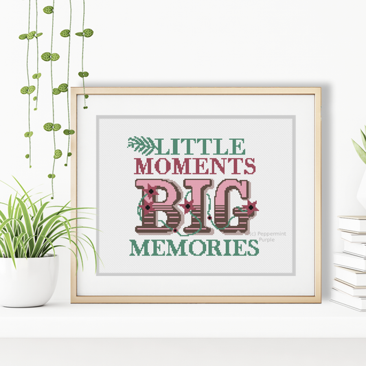Little Moments Cross Stitch Pattern by Peppermint Purple