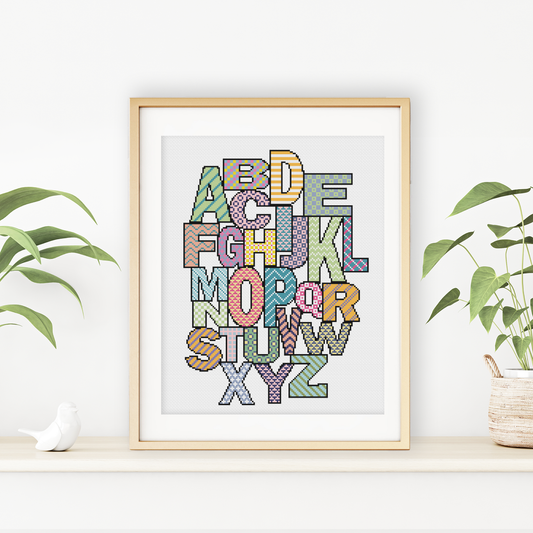 Nursery Chart Cross Stitch Pattern by Peppermint Purple