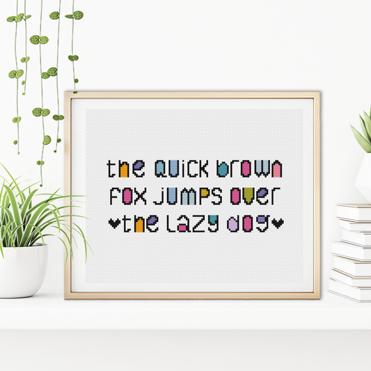 Whimsical Font Cross Stitch Font by Peppermint Purple
