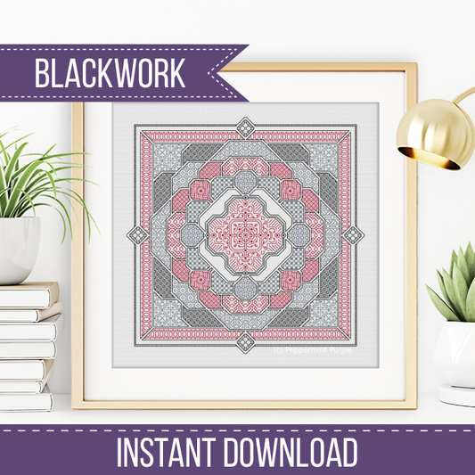 Spatium Blackwork Pattern by Peppermint Purple
