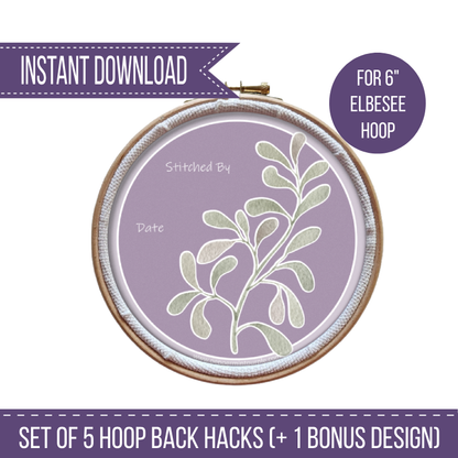 The Hoop Back Hack - Floral Version by Peppermint Purple