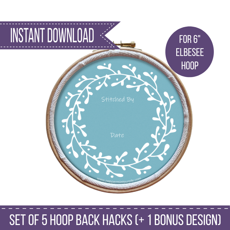 The Hoop Back Hack - Floral Version by Peppermint Purple