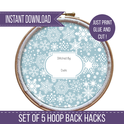 The Hoop Back Hack - Christmas Version by Peppermint Purple