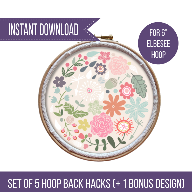The Hoop Back Hack - Floral Version by Peppermint Purple