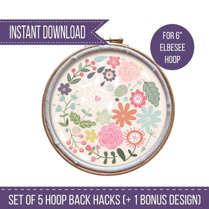 The Hoop Back Hack - Floral Version by Peppermint Purple