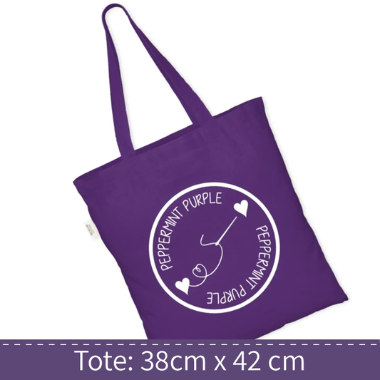 FREE Large Tote Bag Accessories by Peppermint Purple