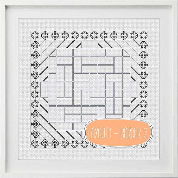 2022 Blackwork SAL - Layout 1 - Blackwork Patterns & Cross Stitch by Peppermint Purple