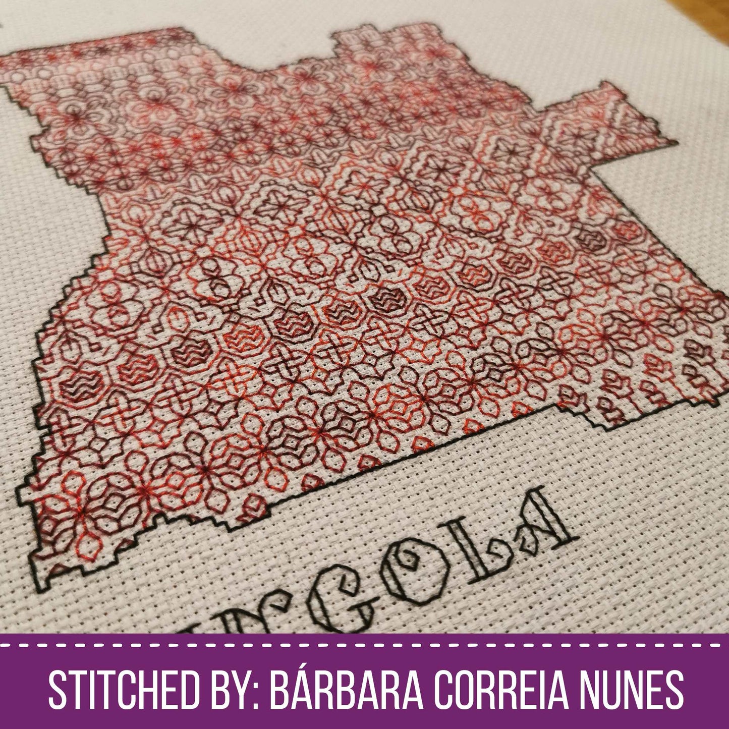 Angola Blackwork - Blackwork Patterns & Cross Stitch by Peppermint Purple