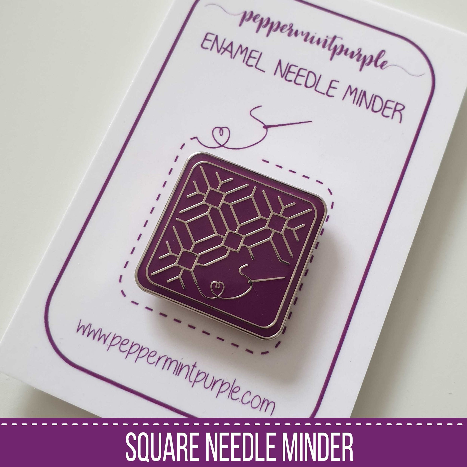 Blackwork Needle Minder - Blackwork Patterns & Cross Stitch by Peppermint Purple