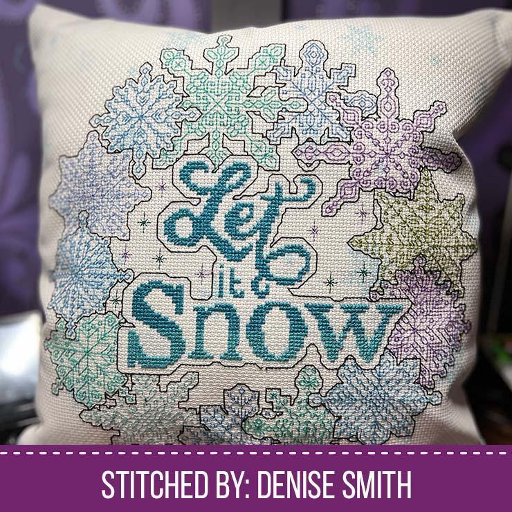 Blackwork Snowflakes - Blackwork Patterns & Cross Stitch by Peppermint Purple