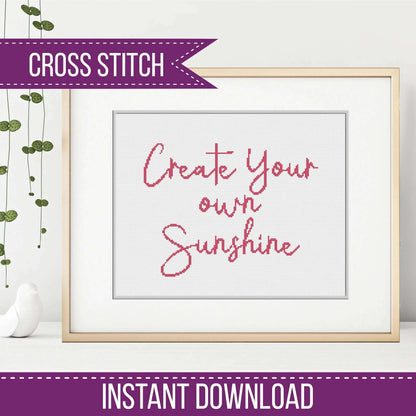 Classic Font - Blackwork Patterns & Cross Stitch by Peppermint Purple