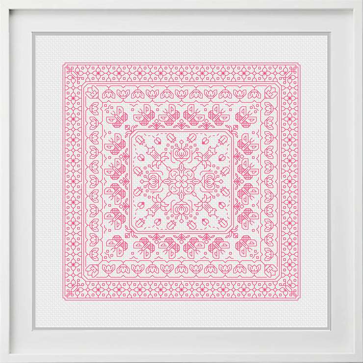 Four Seasons - Blackwork Patterns & Cross Stitch by Peppermint Purple