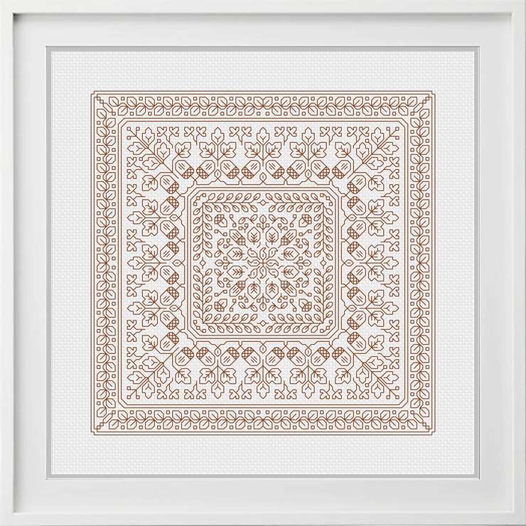 Four Seasons - Blackwork Patterns & Cross Stitch by Peppermint Purple